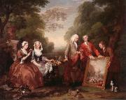 William Hogarth Dialogue oil